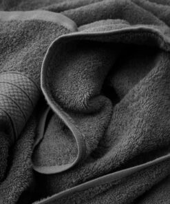 Alternative view of 1 PC 100% Cotton Towel - Charcoal Grey