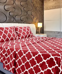 Alternative view of 3 Pcs Premium Printed Bedsheet Set