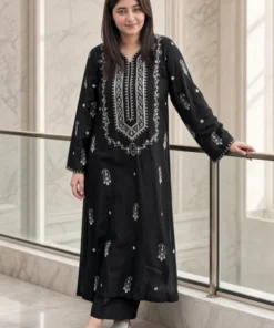 Afsheen – Unstitched Embroidered Dhanak – 2PC
