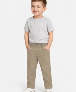 Beverlly HEELS Branded Boys Khaki Chino Pants