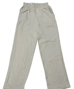 Sinsaey Branded Women's Wide leg Trouser Cream Color - Image 3