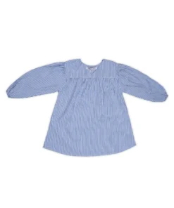 SPARK Branded Kids Pinstripe Puff Sleeve Fusion Top - Image 3